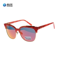 Wholesale Fashion CE, FDA Aapproval Custom Color  Womens  Acetate Sunglasses